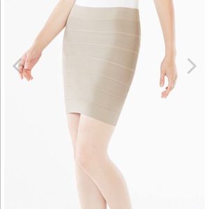 BCBG MAX AZRIA SIMONE TEXTURED POWER SKIRT S